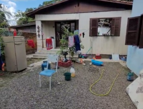 Chuva histórica deixa 21 famílias desabrigadas em Cocal do Sul