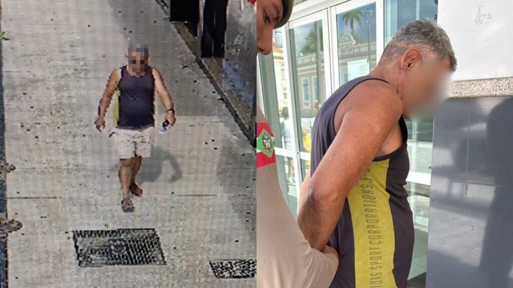 Reconhecimento facial leva à prisão de foragido da Justiça em Itajaí