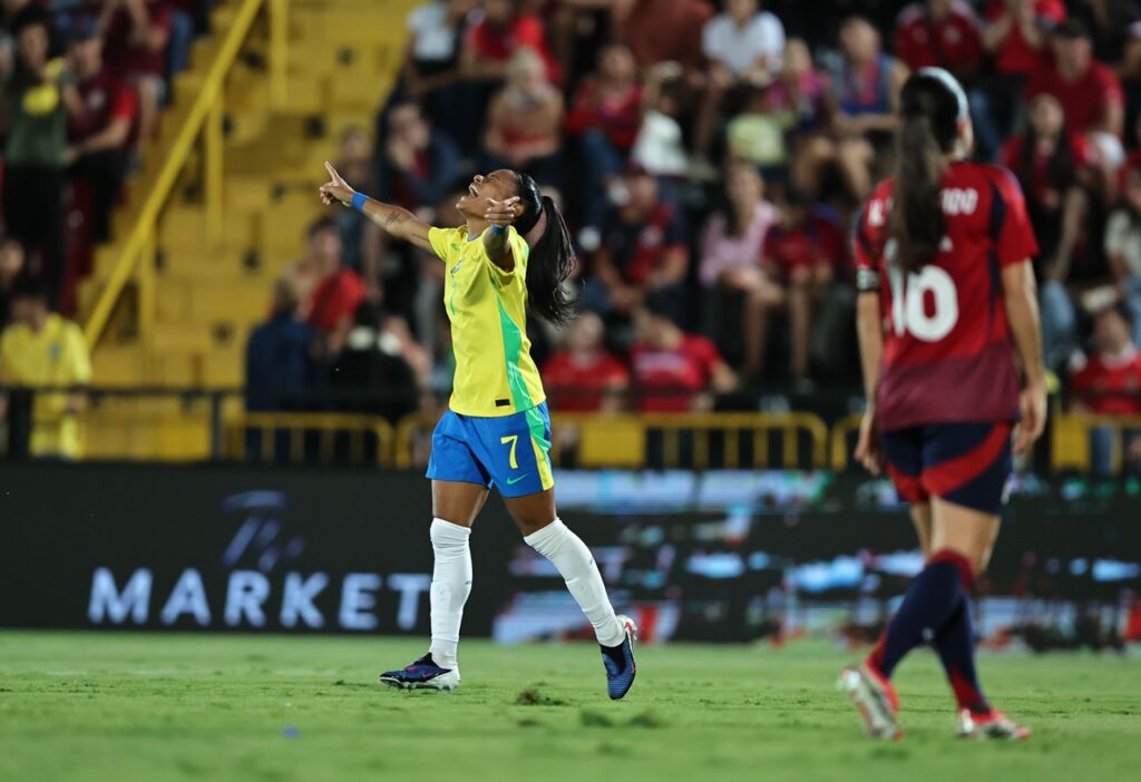 Seleção Brasileira Feminina mira amistoso com Venezuela após golear Costa Rica