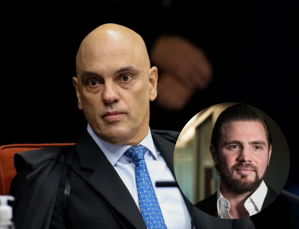 “Alguma novidade Conseguiu ter notícia ou bloquear”, teria dito Vorcaro a Moraes em troca de mensagens - Fotos: Antonio Augusto/STF - Ana Paula Paiva/Valor