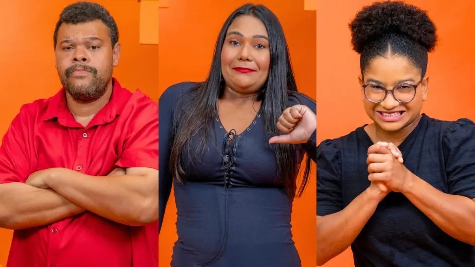 BBB 26 Babu Santana, Chaiany e Milena disputam permanência - Foto: Divulgação/Rede Globo