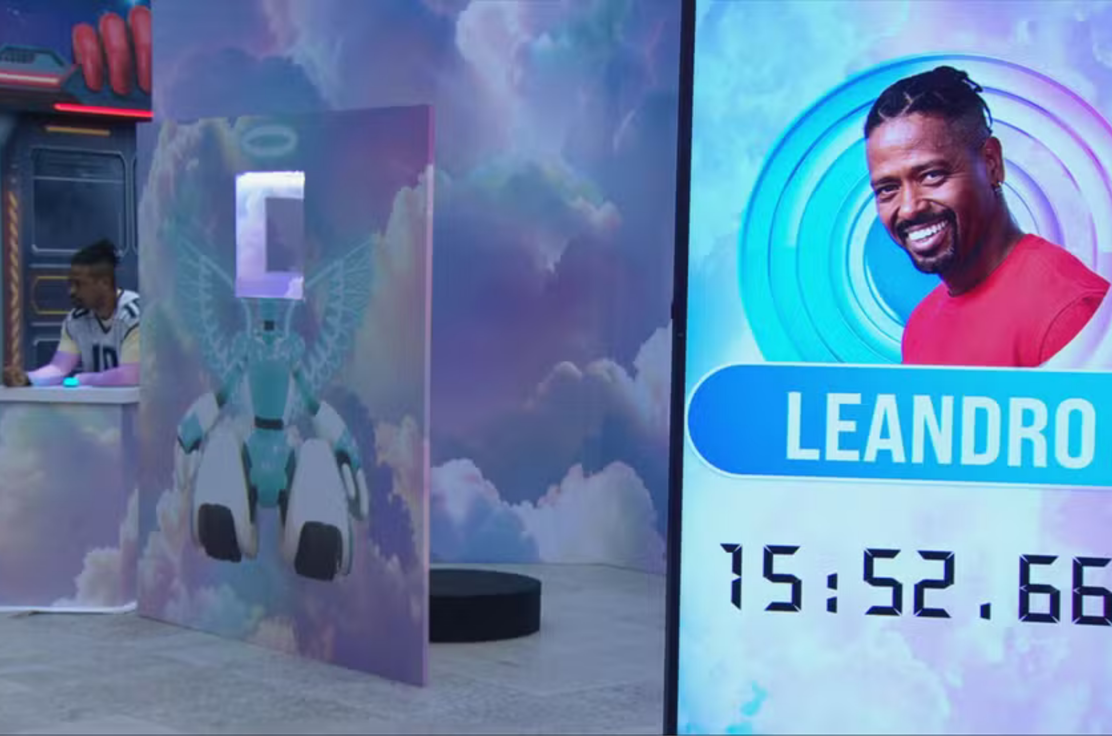 BBB 26: Leandro Boneco vence prova e vira Anjo da semana