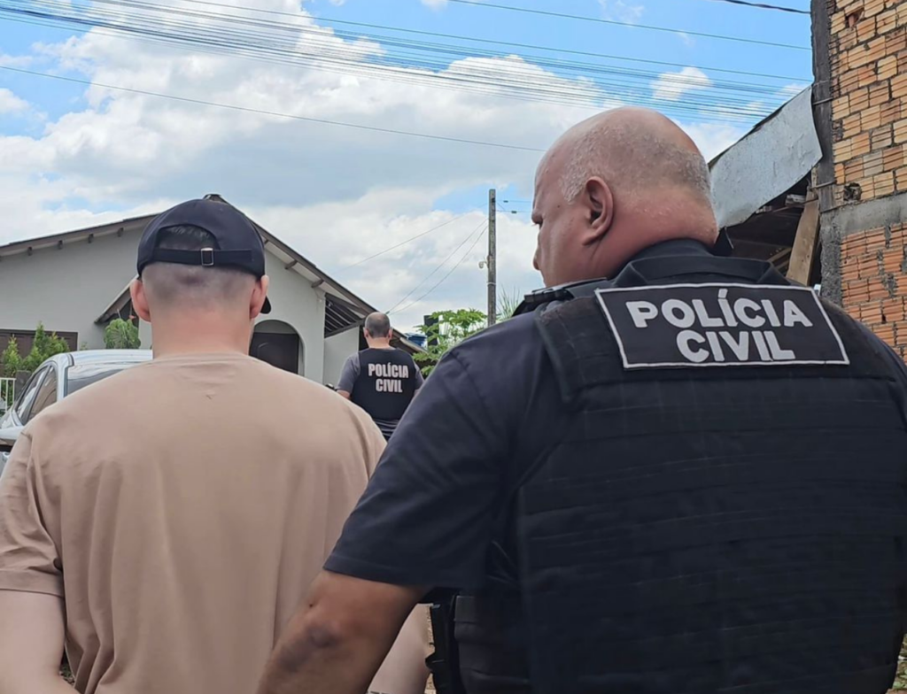 Polícia Civil prende suspeito de homicídio ocorrido em Sangão