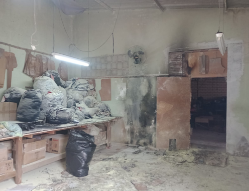 Princípio de incêndio em malharia é registrado em Tubarão