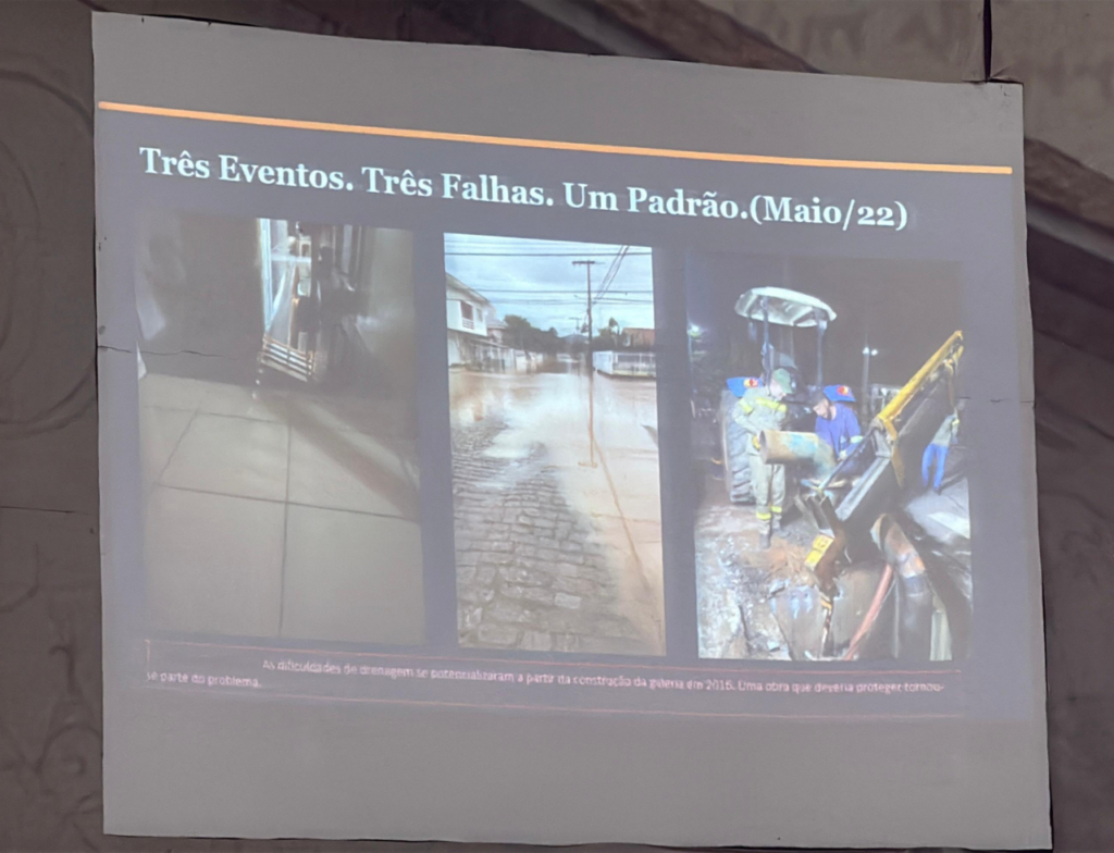 Audiência pública discute alagamentos no bairro Dehon, em Tubarão