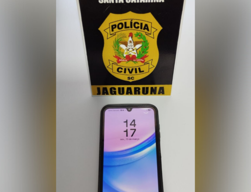 Polícia recupera celular roubado de adolescente após estupro em Jaguaruna