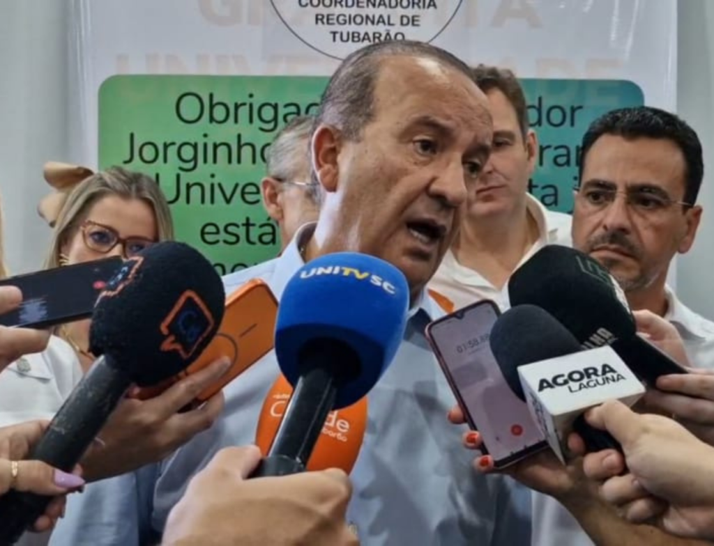 Governo de Santa Catarina anuncia pacote de até R$ 50 milhões no Sul