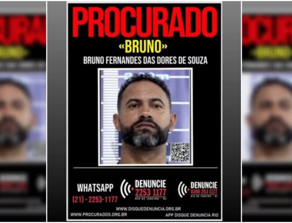 Justiça nega recurso e goleiro Bruno segue foragido