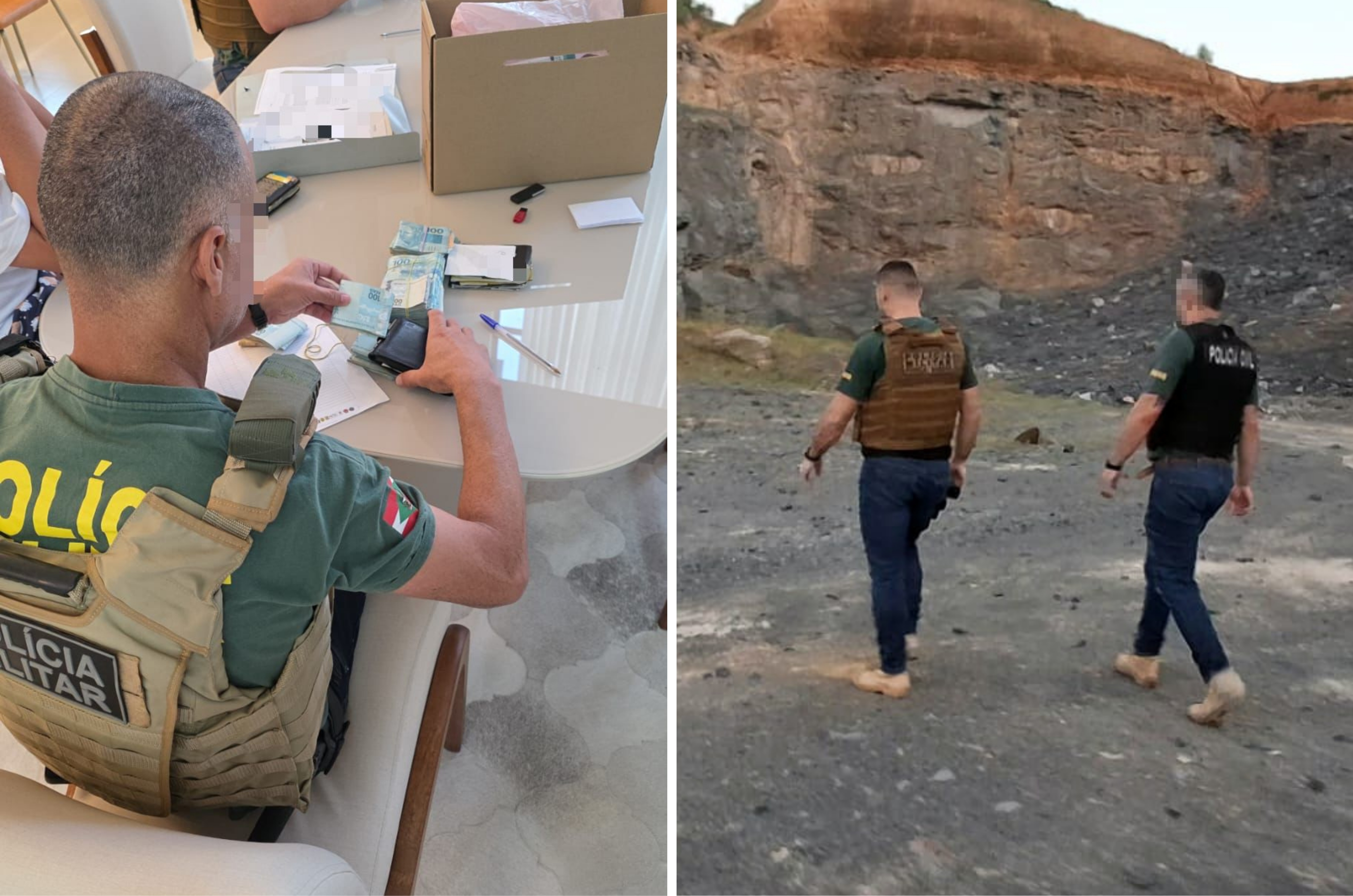 GAECO faz operação contra exploração irregular de pedreira