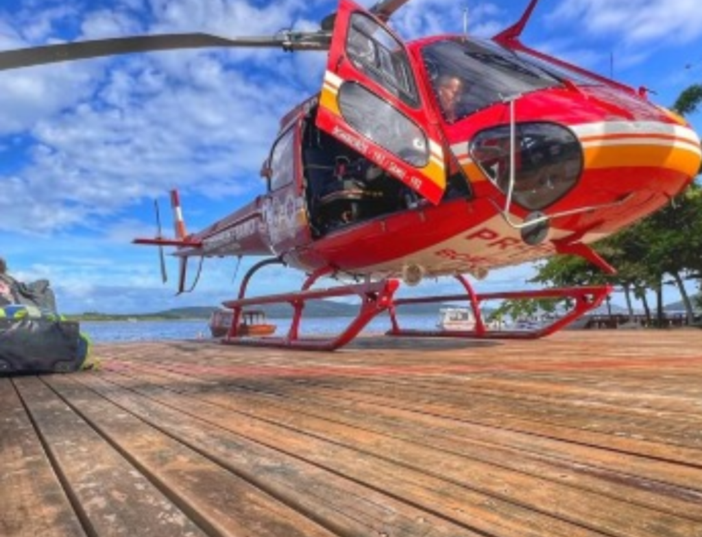 Homem é socorrido após possível picada de cobra em trilha em Florianópolis