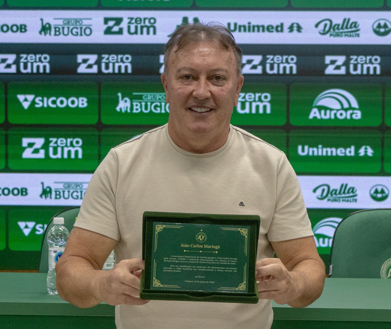 Diretor executivo de futebol deixa cargo na Chapecoense