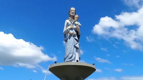 Monumento ao padroeiro é restaurado na Beira-Mar de São José