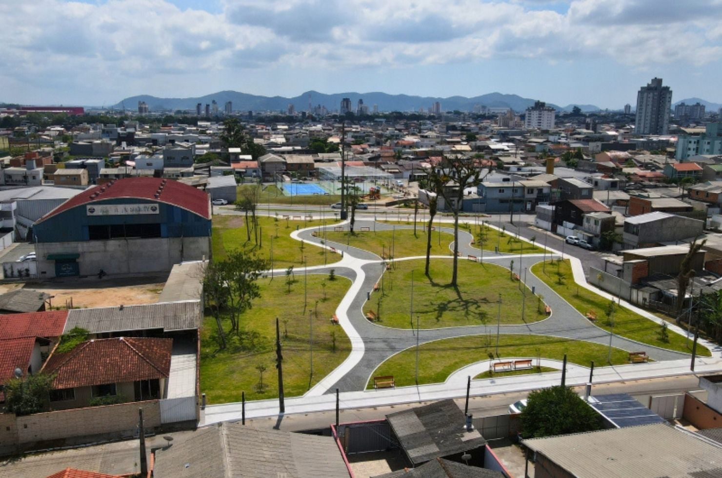 Novo parque em Itajaí promete virar ponto de encontro da cidade