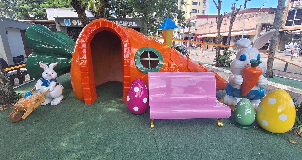 Palhoça inaugura decoração especial de Páscoa nesta quinta-feira