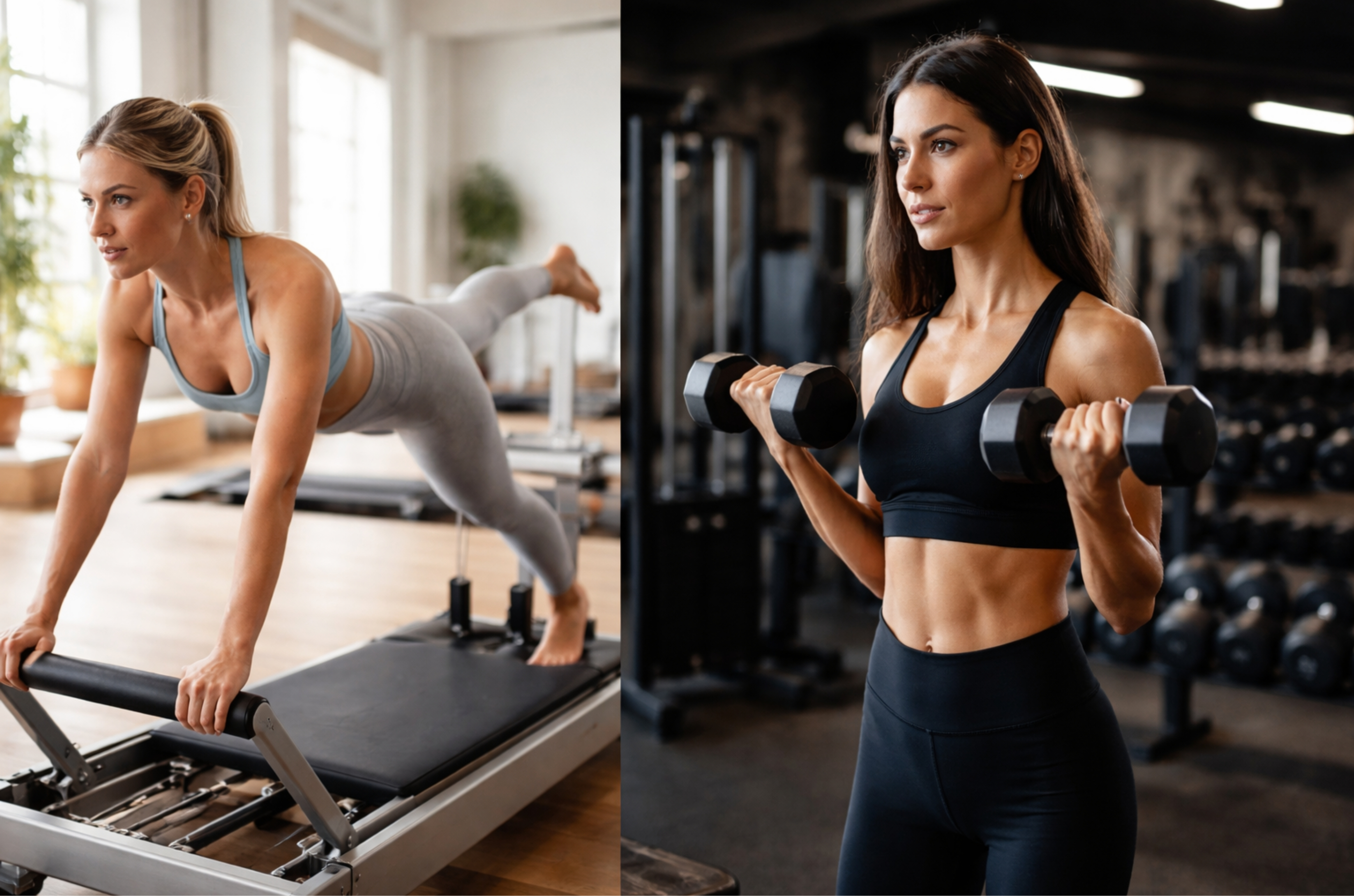 Qual define mais o corpo: pilates ou musculação? A resposta pode surpreender