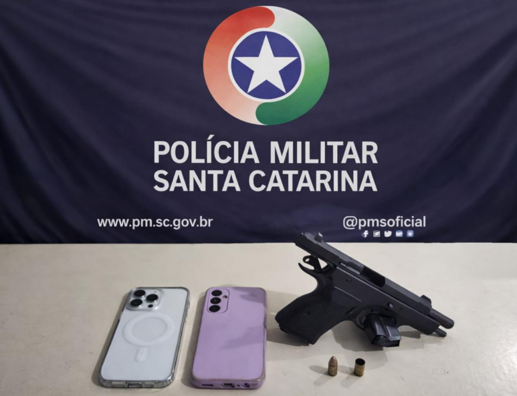 PM impede possível feminicídio e prende homem armado em Itapema