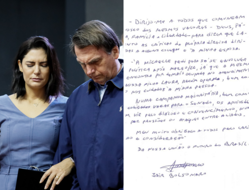 Bolsonaro divulga carta da prisão e pede união na direita