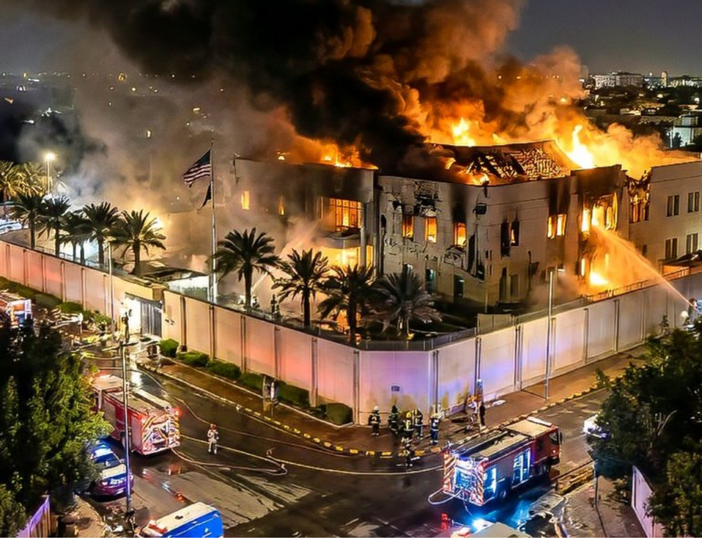 Drones atingem embaixada dos EUA na Arábia Saudita