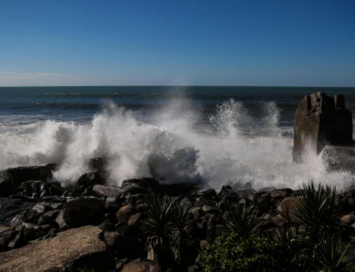 Defesa Civil alerta para mar agitado no litoral de SC