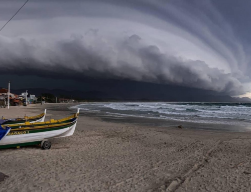 Ciclone perto da costa aumenta risco de temporais em 7 estados