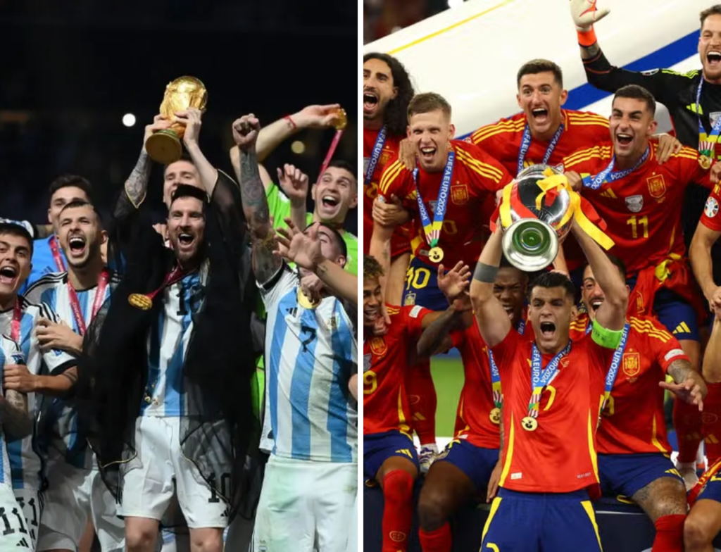 Uefa cancela Finalíssima entre Argentina e Espanha que seria disputada no Catar ainda este mês