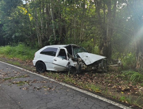 Motorista é hospitalizado após acidente na SC-108 em Orleans