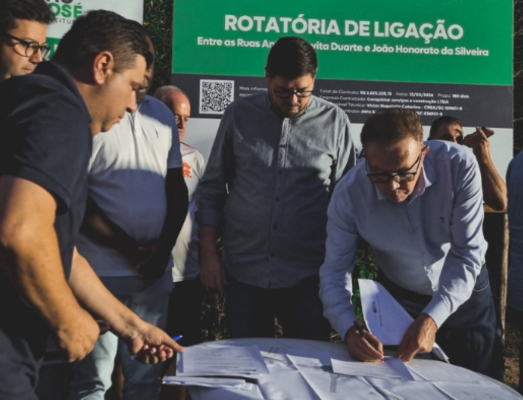 São José anuncia nova rotatória em Forquilhas para melhorar trânsito