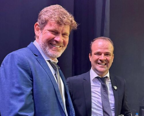 Prefeito e vice-prefeito de Navegantes são convidados do ACIN em Foco