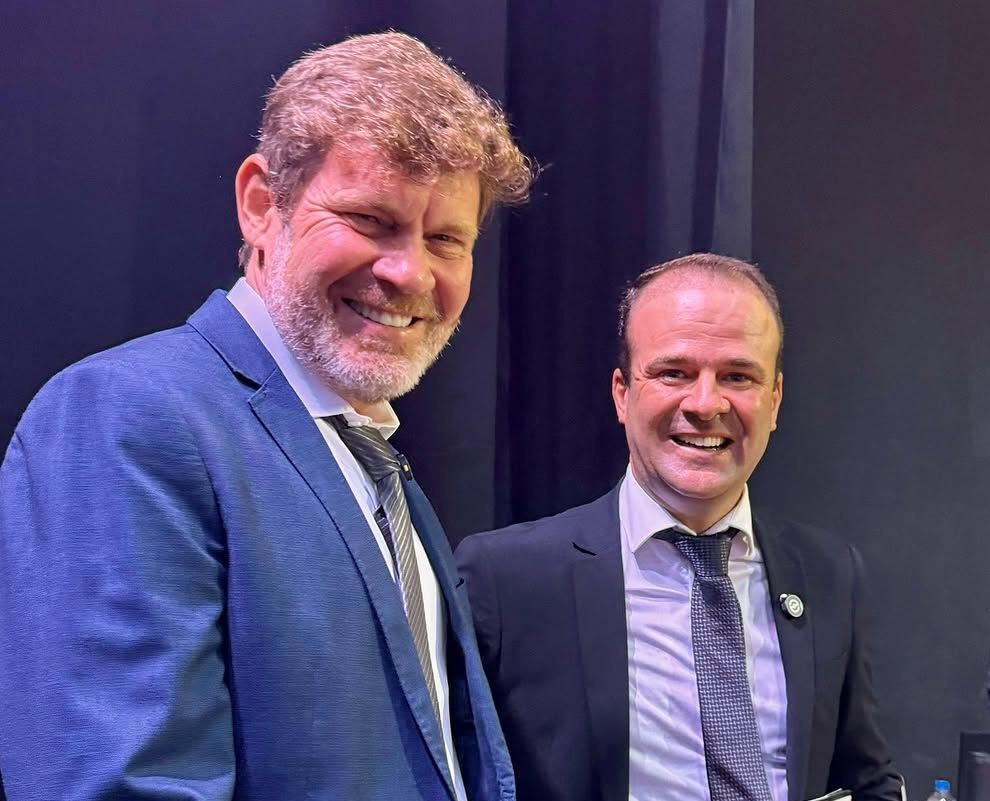 Prefeito e vice-prefeito de Navegantes são convidados do ACIN em Foco