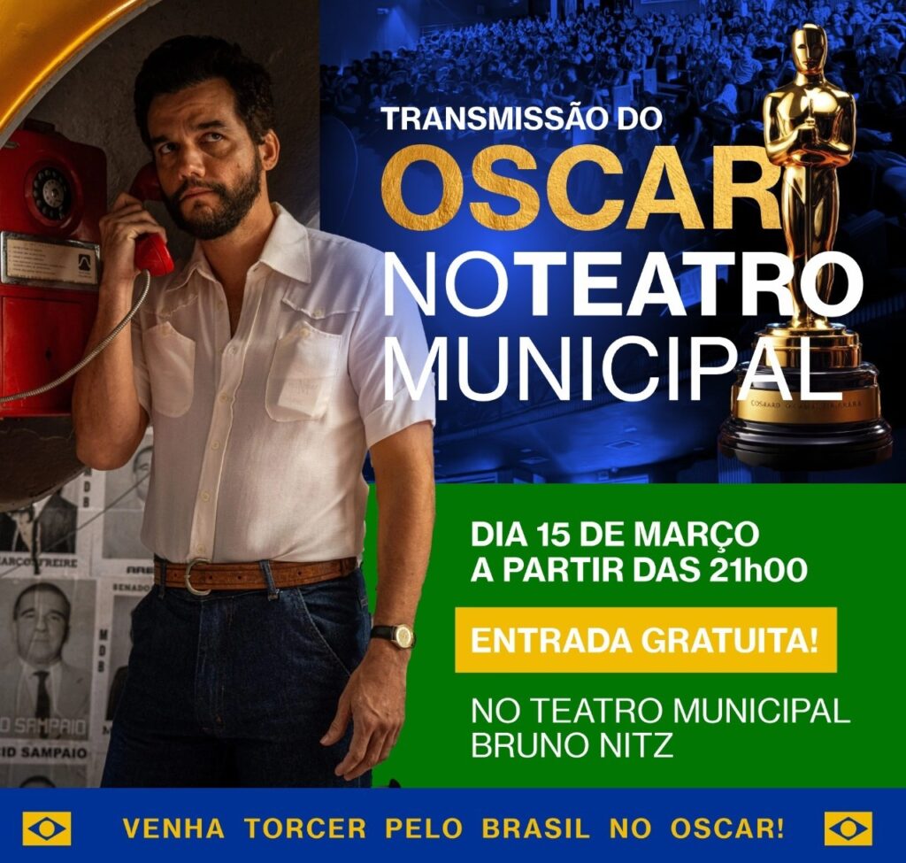 Cerimônia do Oscar 2026 será transmitida ao vivo em teatro de BC