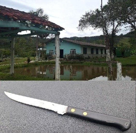 Homem enfia faca no peito de rival dentro de quarto de Centro de Recuperação em Itajaí