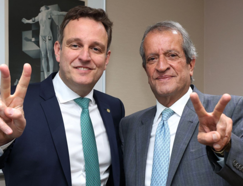 Guidi se reúne com presidente do PL e confirma visita de Flávio Bolsonaro a SC