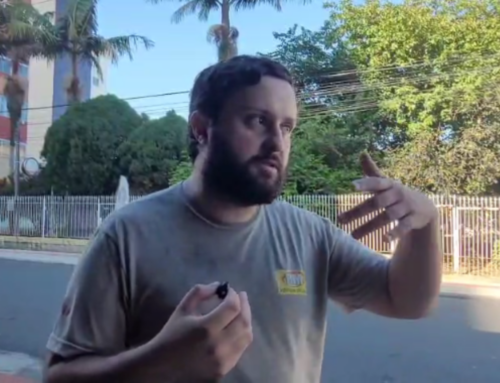 Motoboys organizam motociata por respeito em Criciúma