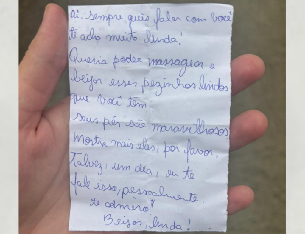 Suspeito de bilhetes com teor sexual é investigado em Criciúma