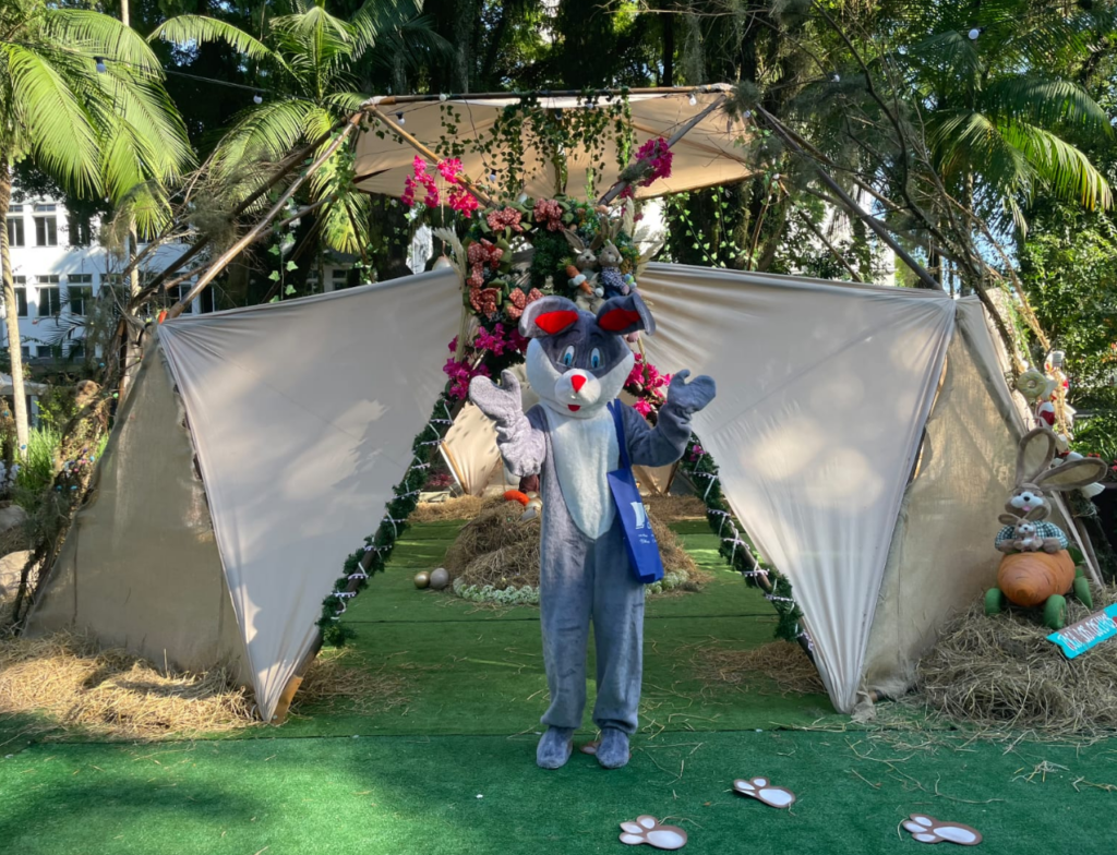 CDL inaugura Vila da Páscoa na Praça Nereu Ramos, em Criciúma