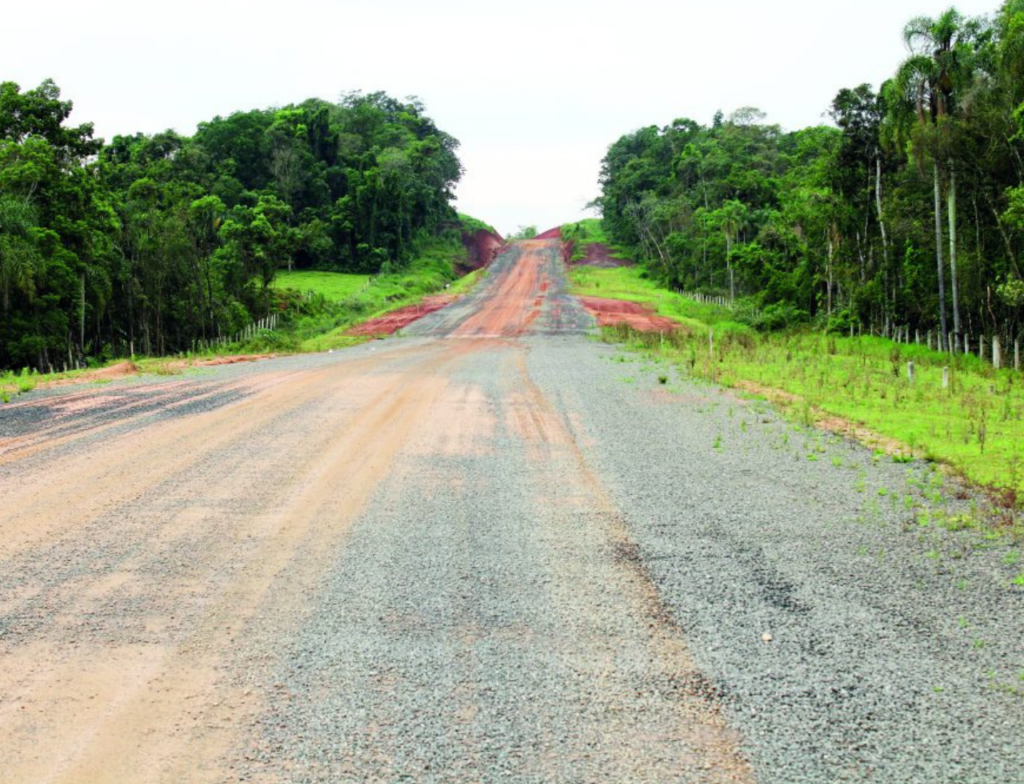 Estado retoma obras da SC-442 e prevê conclusão até o fim do ano