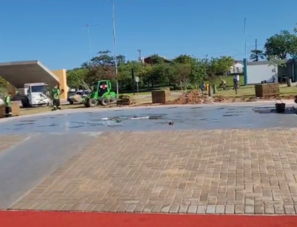 Criciúma inaugura novo chafariz interativo no Parque da Prefeitura nesta terça-feira