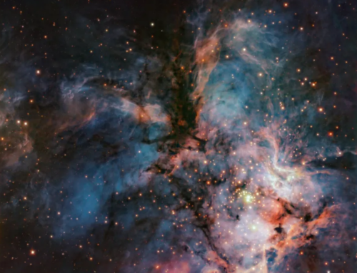 Telescópio VLT do ESO captura imagem rara de “falcão cósmico” no espaço