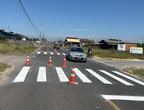 Balneário Arroio do Silva revitaliza sinalização viária