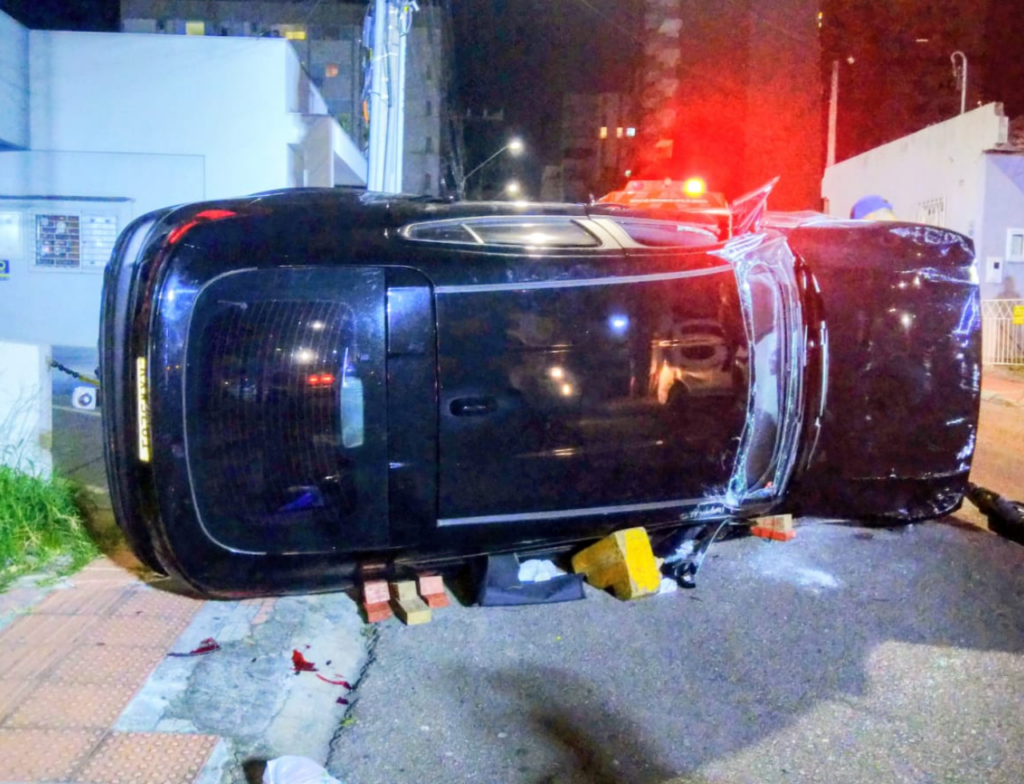 Motociclista fica ferido após queda na SC-108 em Urussanga