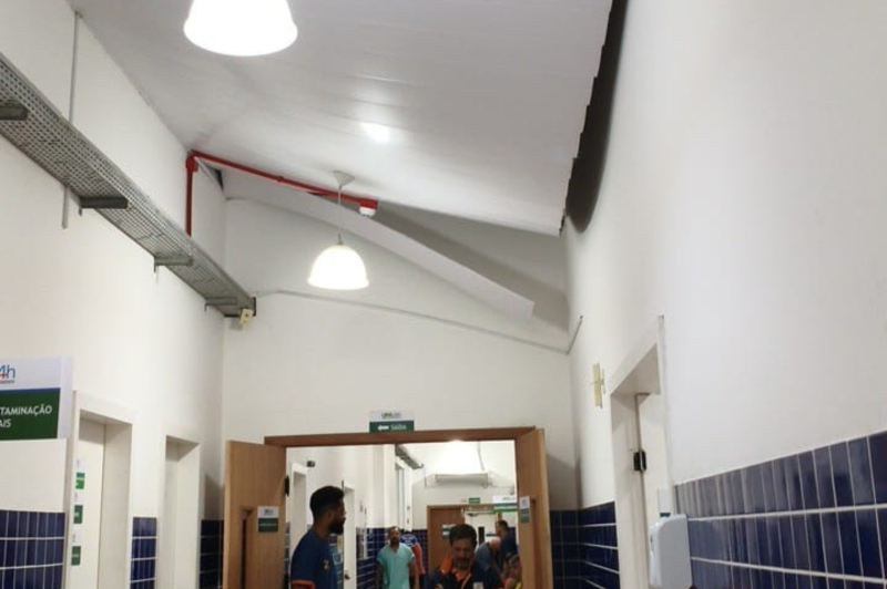 Temporal provoca estragos em Itajaí