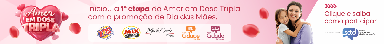 PRIMEIRA ETAPA DO AMOR EM DOSE TRIPLA