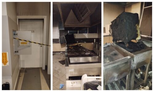 Incêndio atinge cozinha de salão de festas em condomínio de Itajaí