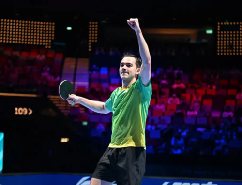 Calderano garante bronze e avança à semifinal em Macau