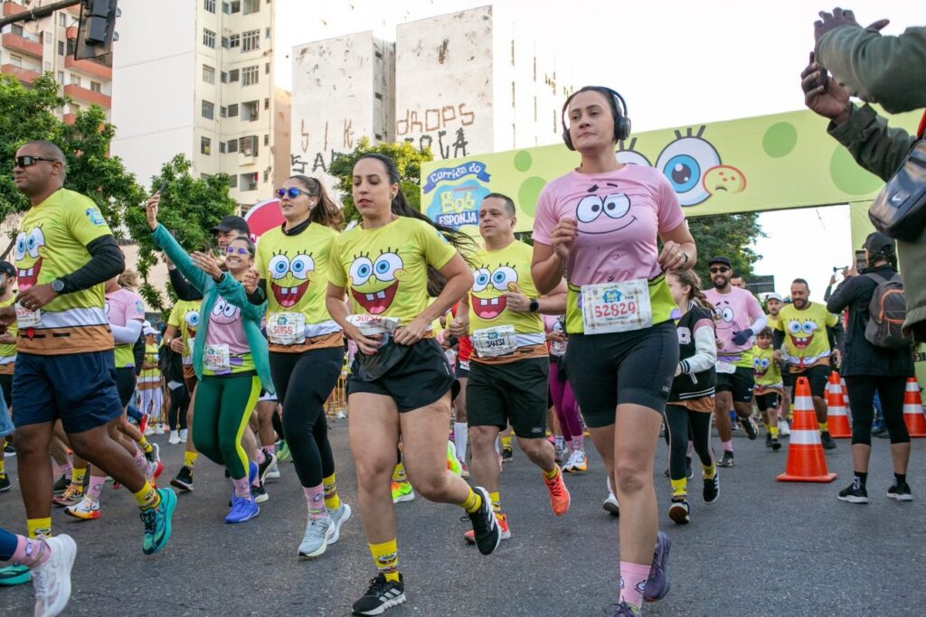 Corrida do Bob Esponja invade Floripa e promete diversão