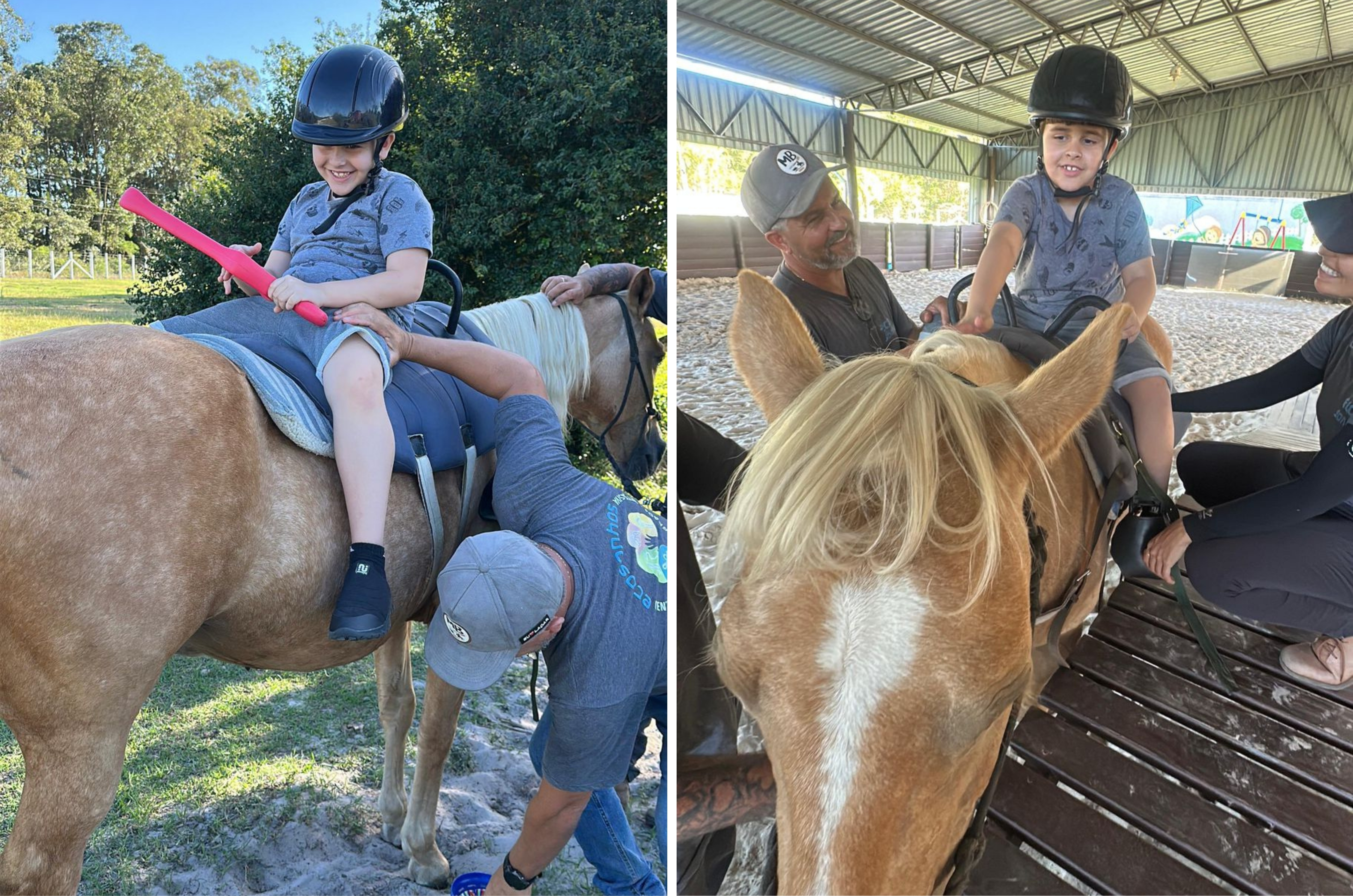 Equoterapia transforma vida de crianças com autismo em Santa Catarina