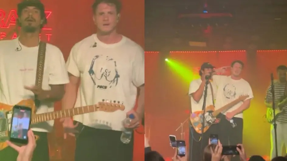 Filho de ator da Globo se apresenta em Florianópolis com banda