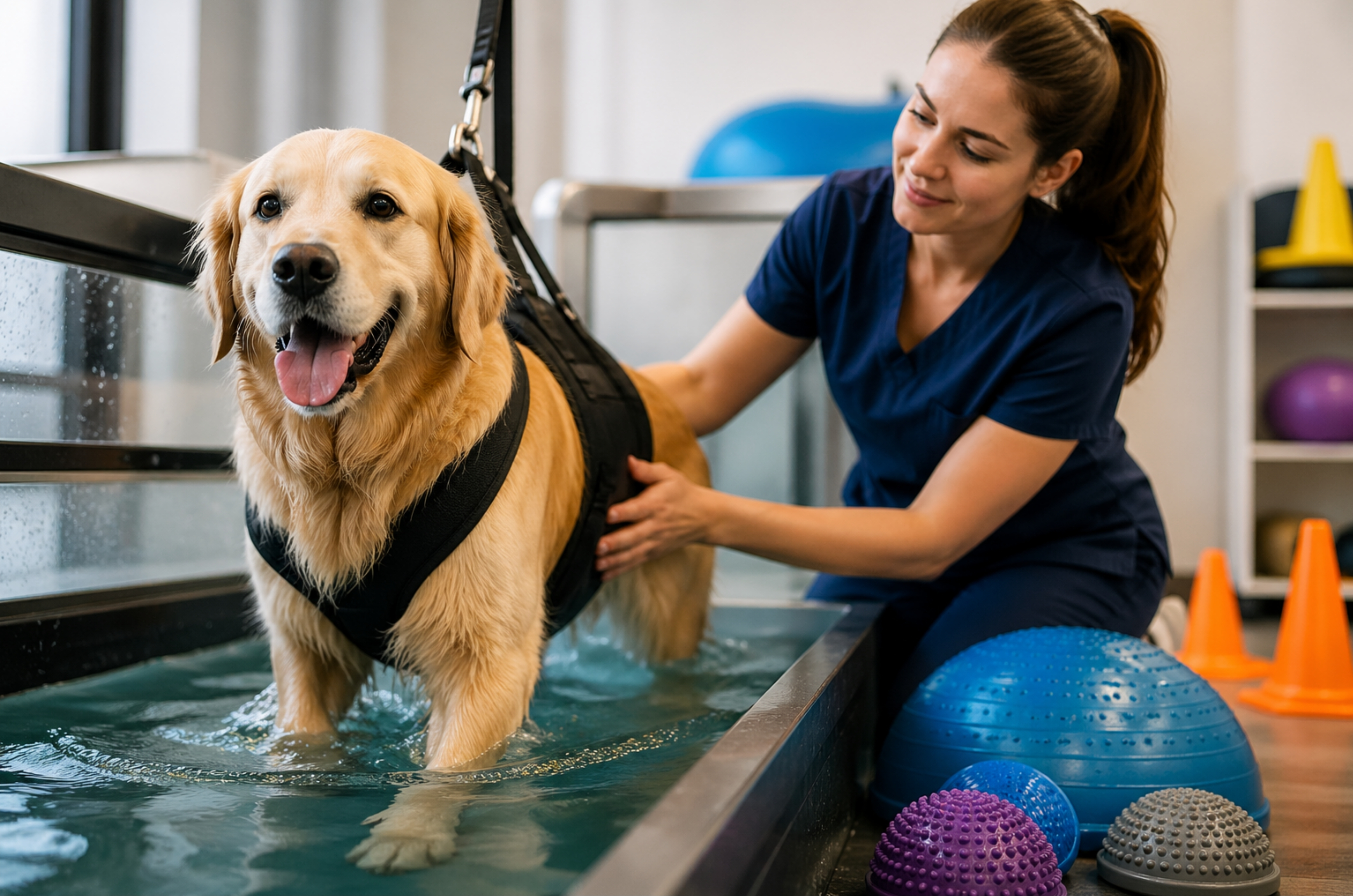 Fisioterapia veterinária ganha espaço e melhora a vida dos pets