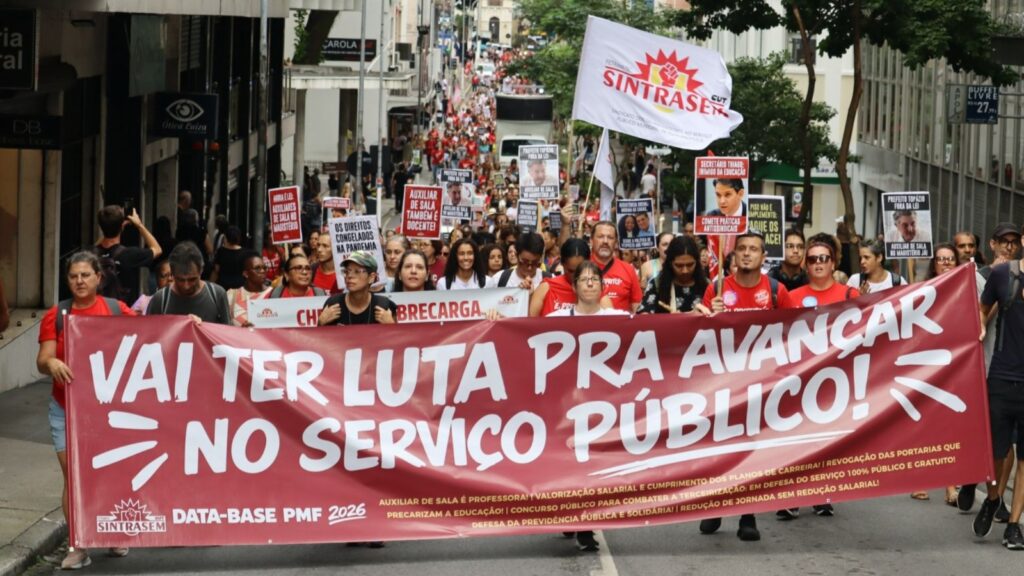 Greve em Florianópolis: servidores param e pressionam prefeitura