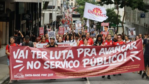 Greve em Florianópolis: servidores param e pressionam prefeitura